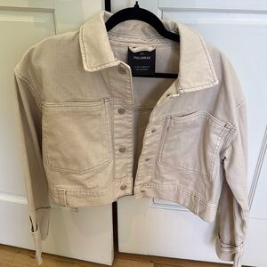 pull & bear jean jacket size xs